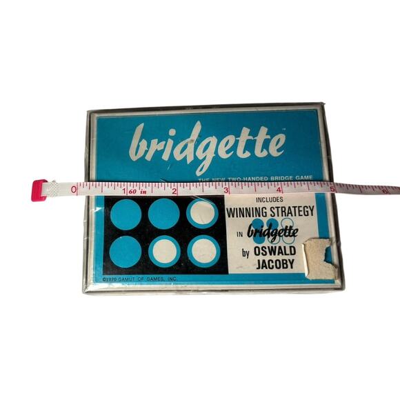 Vintage 1970 Bridgette Cards w/ Instructions & Case-2 Deck Card Set Sealed - Picture 2 of 6